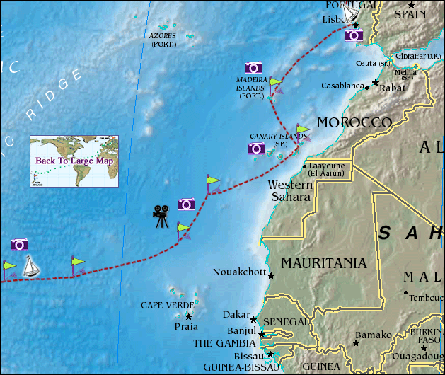 Routing: The Atlantic Ocean (East)