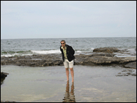 Scott at Faro Beach, Gotland