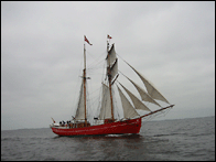 Wooden Sail Boat